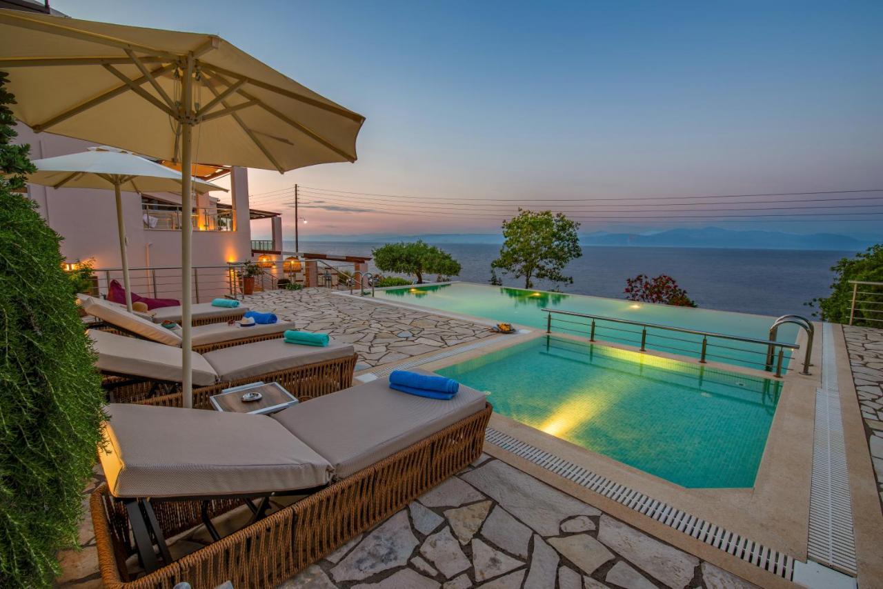 Villa Terra Del Nonno With Sea Views & Pool Gaios Extérieur photo