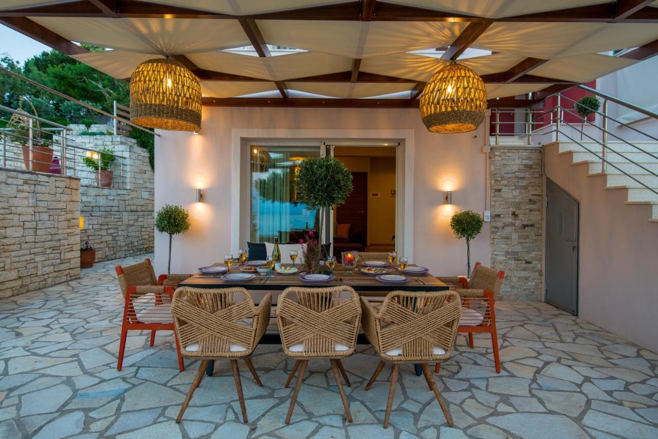 Villa Terra Del Nonno With Sea Views & Pool Gaios Extérieur photo
