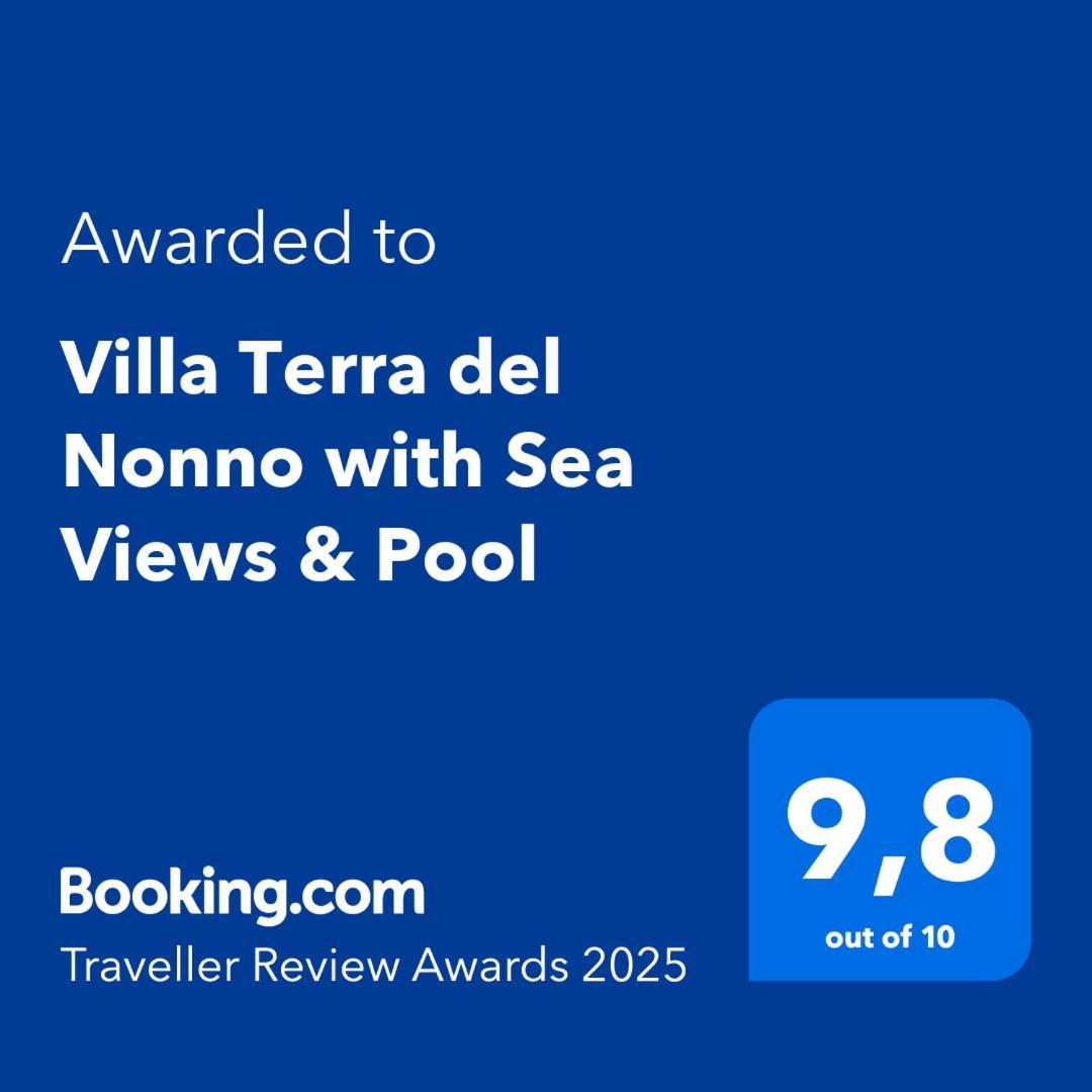 Villa Terra Del Nonno With Sea Views & Pool Gaios Extérieur photo